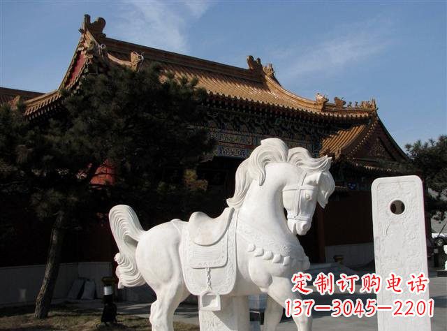 重庆石雕小马