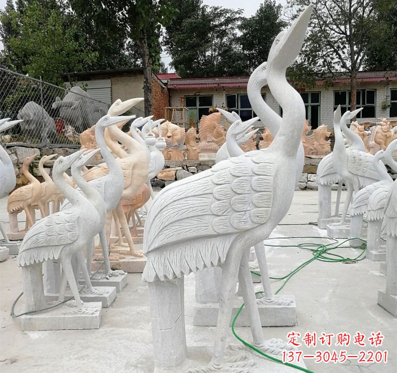 重庆石雕小仙鹤