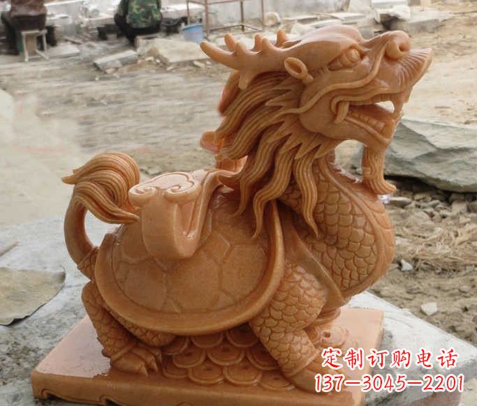 重庆石雕招财龙龟