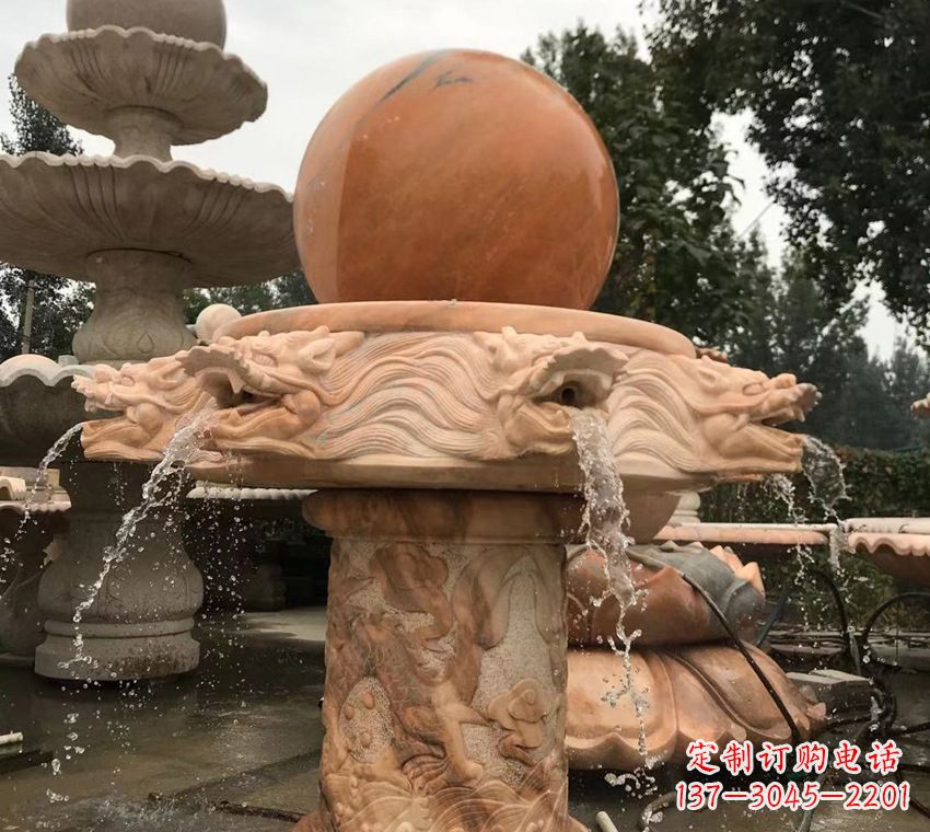 重庆石雕自然流水喷泉
