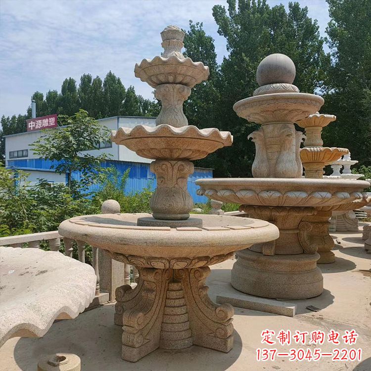 重庆石喷泉 石雕刻