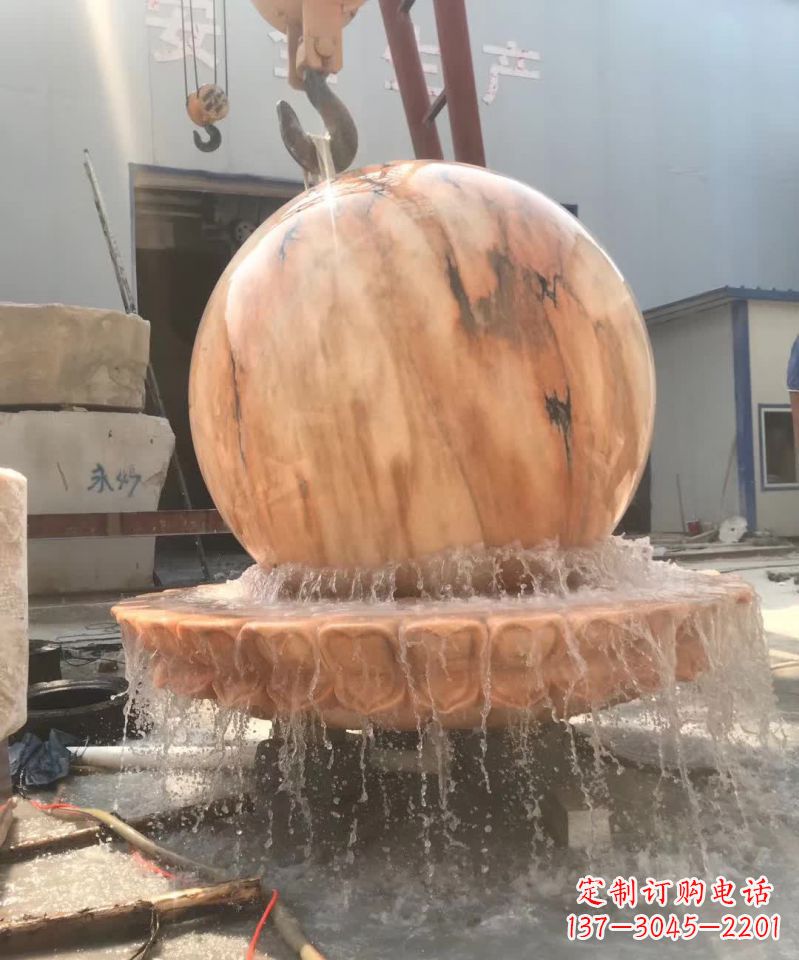 重庆时来运转风水球石雕