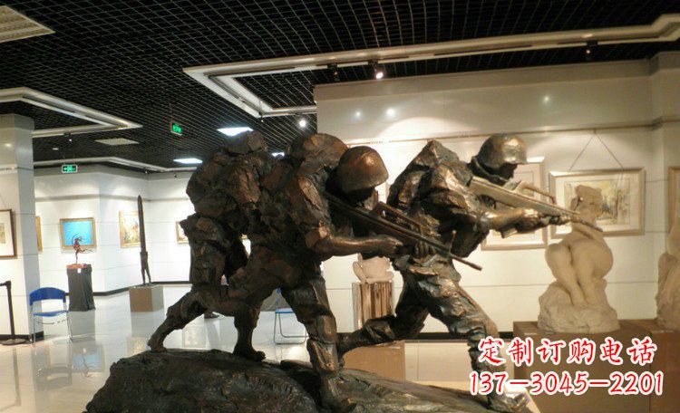 重庆士兵突击战士铜雕