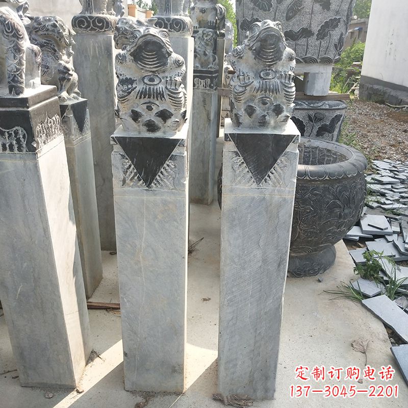 重庆拴马桩石雕