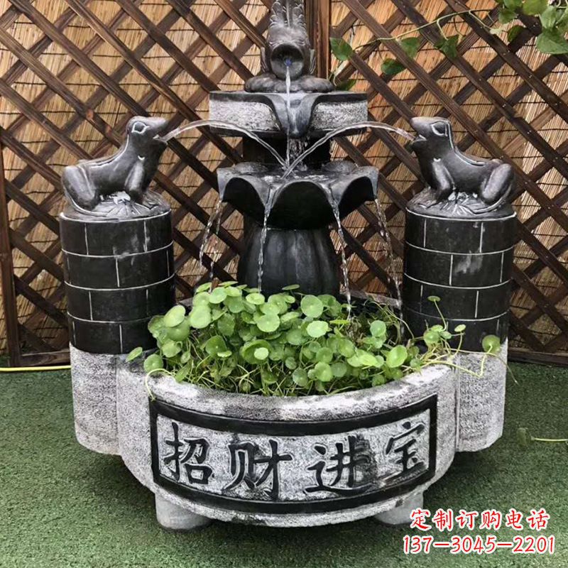 重庆双层喷泉石雕