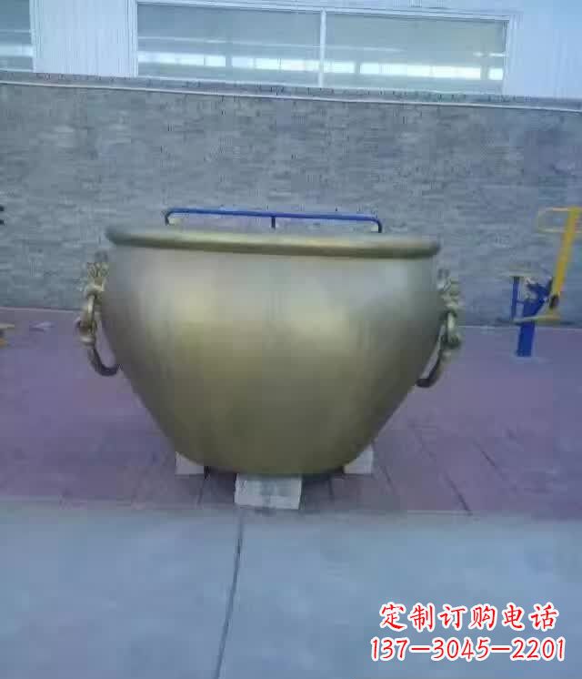 重庆水缸铜雕塑