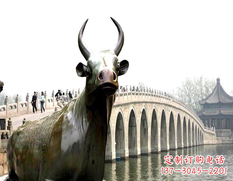 重庆水牛铜雕景观