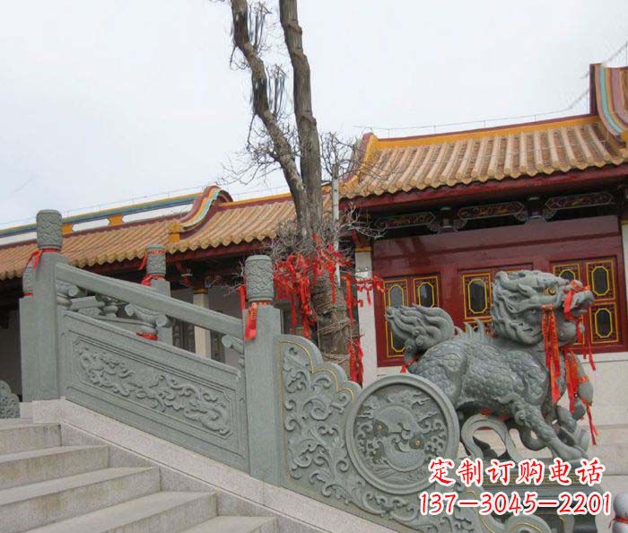 重庆寺庙景观仿古石栏板