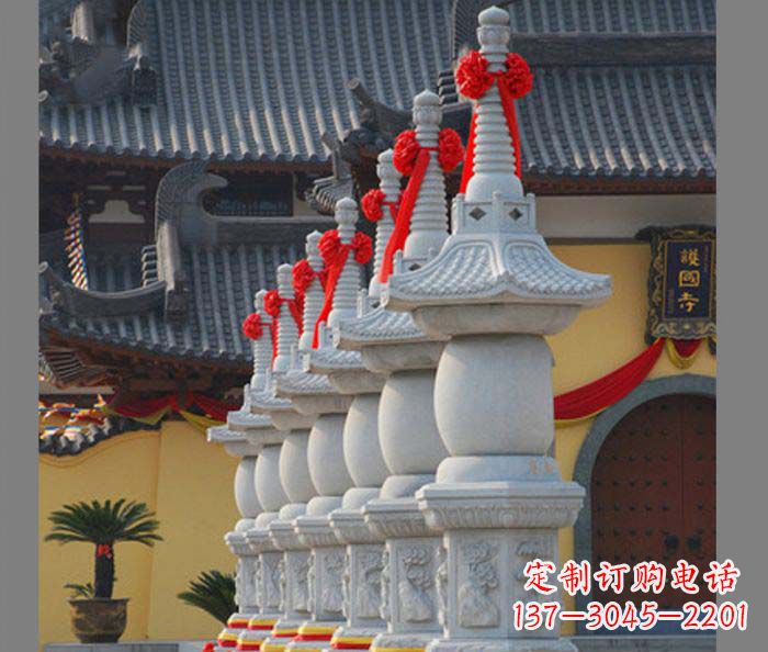 重庆寺庙景观舍利塔石雕