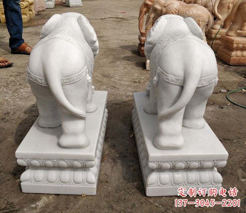 重庆寺庙石雕大象