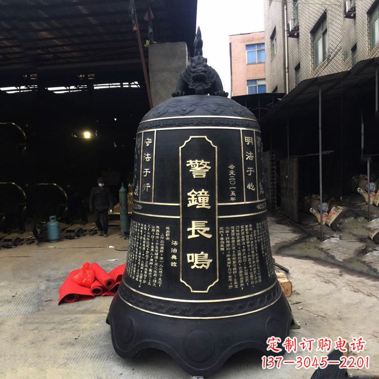 重庆寺庙铜钟雕塑