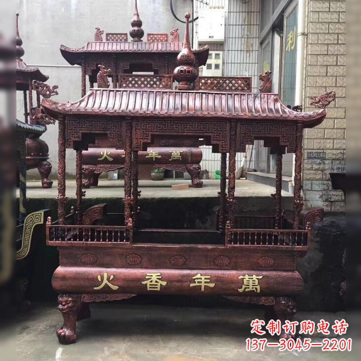 重庆寺庙香火香炉雕塑