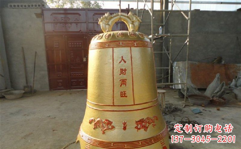 重庆寺庙铸铜钟雕塑