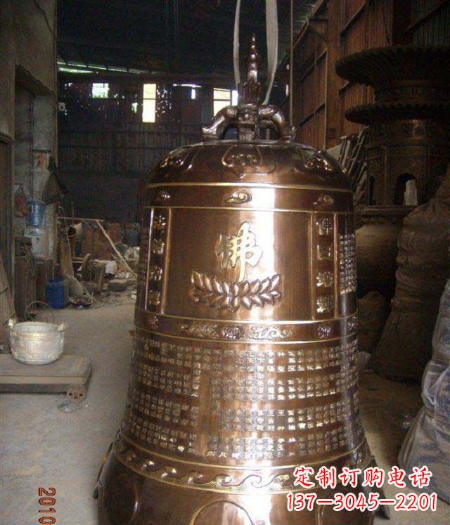 重庆寺庙铸铜钟铜雕