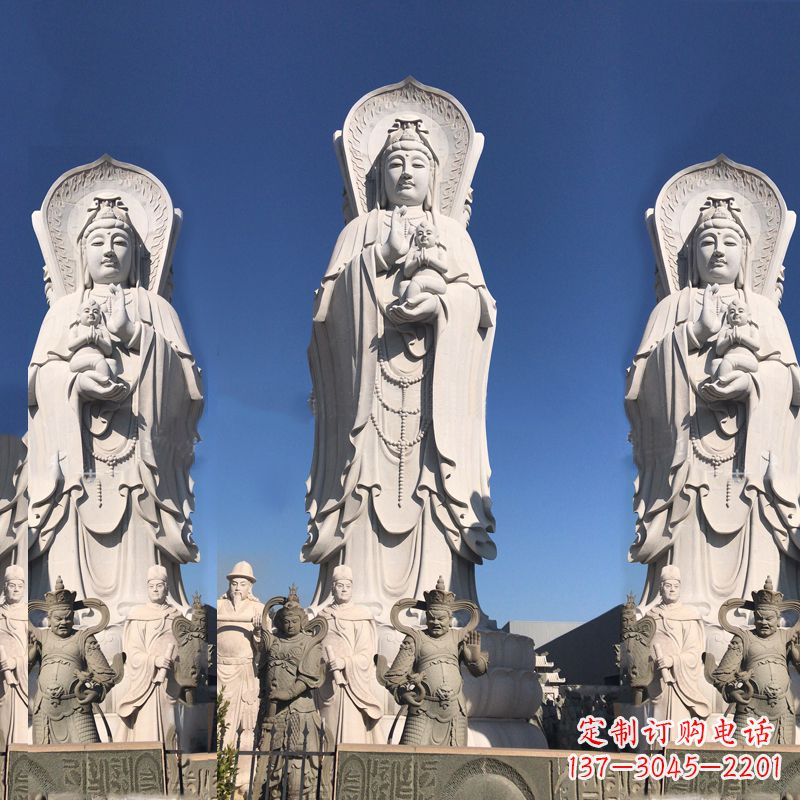重庆送子观音大型石雕塑