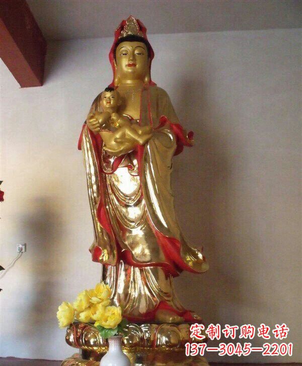 重庆送子观音铜雕 (2)