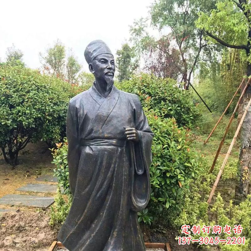 重庆苏东坡铸铜历史文化名人雕像