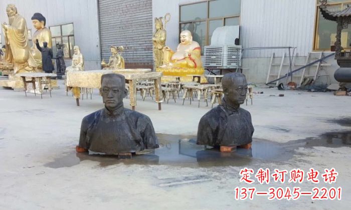 重庆陶行知半身像铜雕
