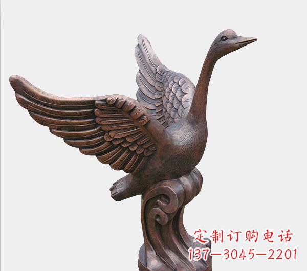 重庆天鹅锻铜雕塑