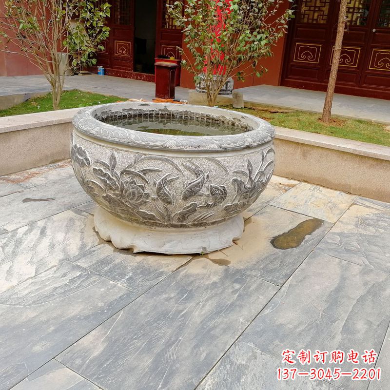 重庆庭院水缸石雕