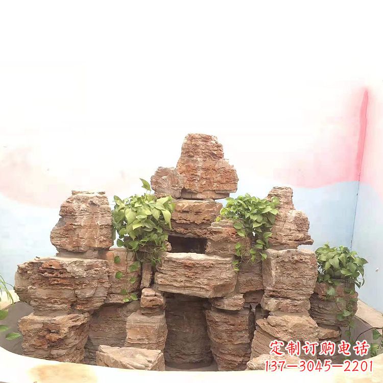 重庆庭院园林假山鱼池