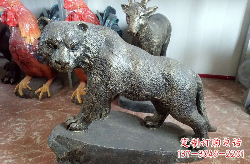 重庆铜雕豹子雕塑