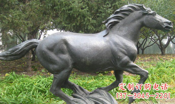 重庆铜雕奔马公园动物雕塑