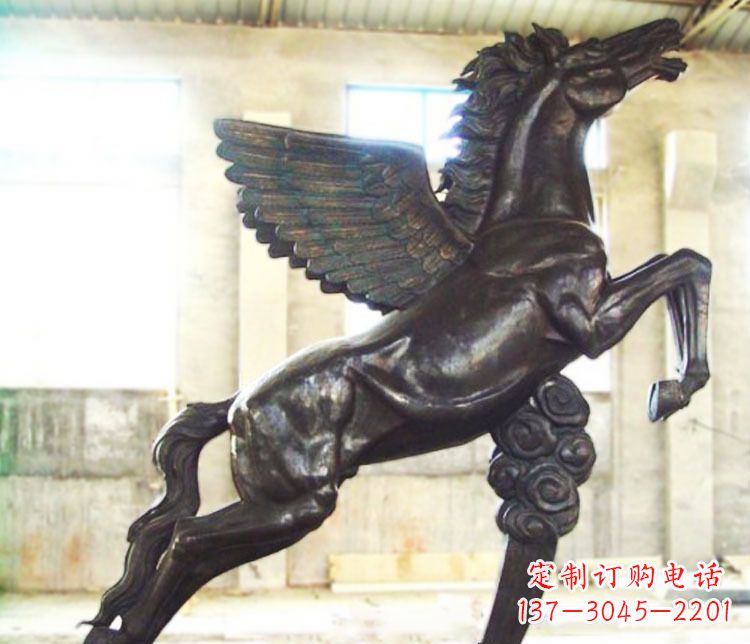 重庆铜雕奔跑飞马雕塑