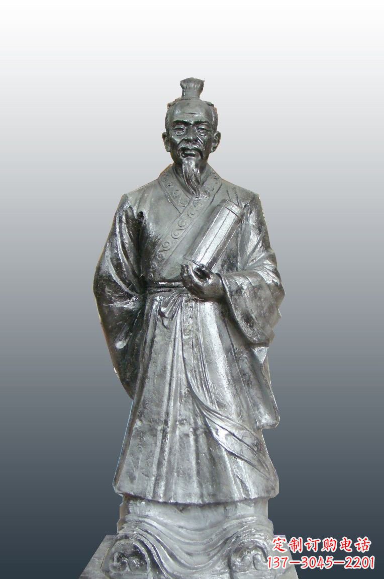 重庆铜雕扁鹊古代名医雕塑