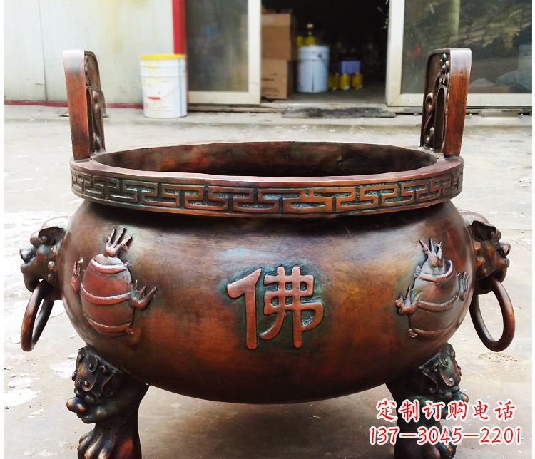 重庆铜雕祠堂景观香炉