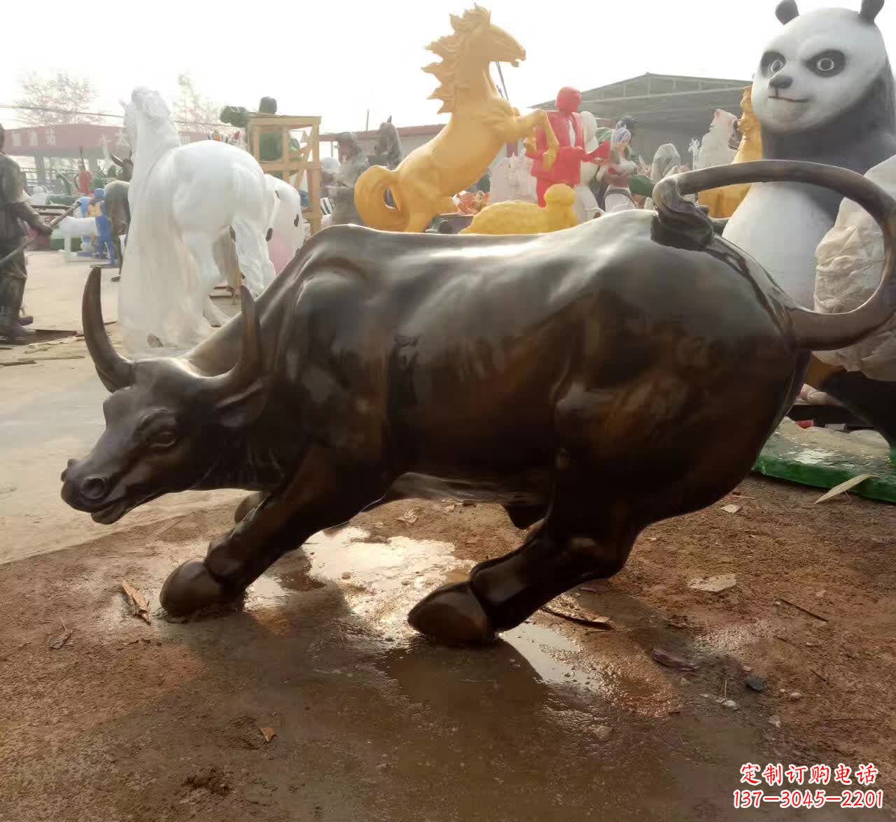 重庆铜雕动物牛