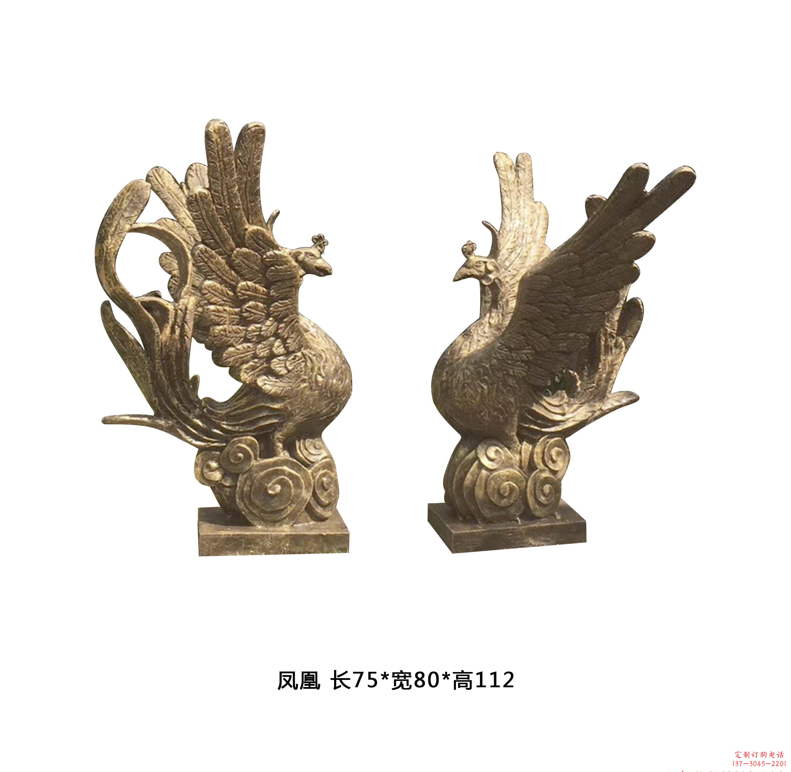 重庆铜雕凤凰雕塑