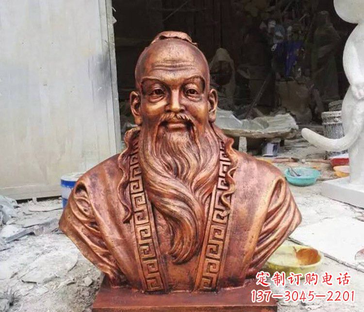 重庆铜雕古代孙思邈人物雕塑