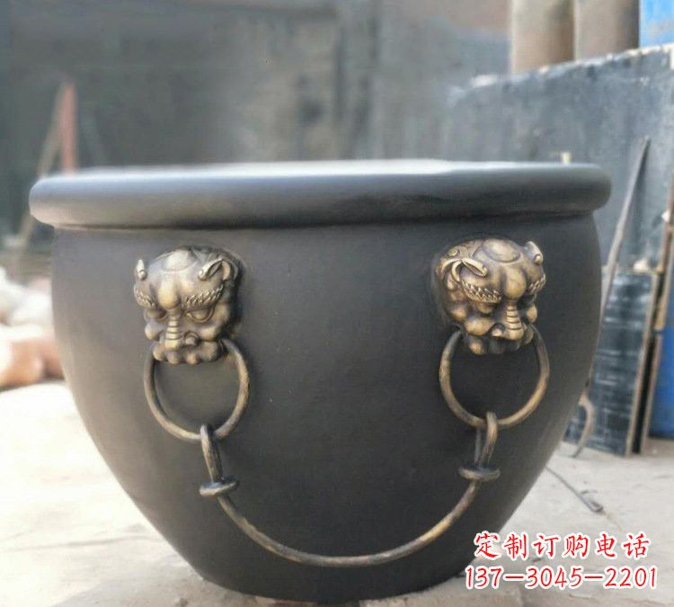 重庆铜雕故宫水缸