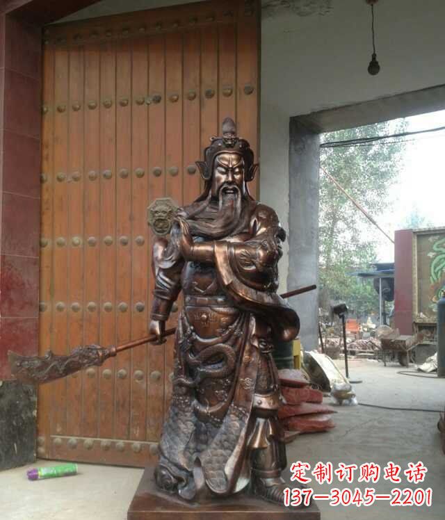 重庆铜雕关公像