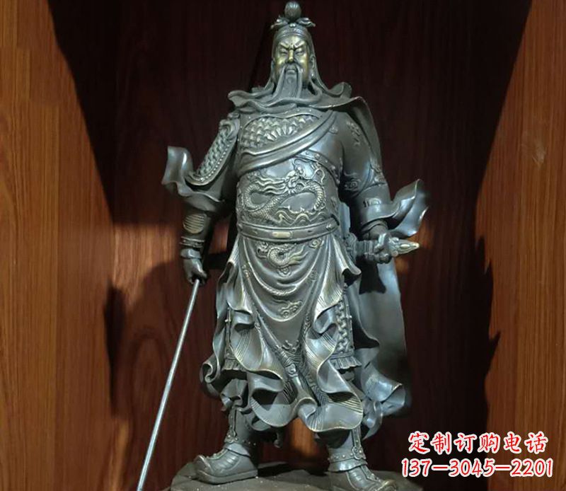重庆铜雕关公人物雕塑