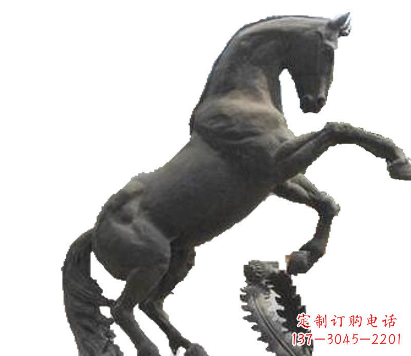 重庆铜雕广场街道景观摆件动物马雕塑