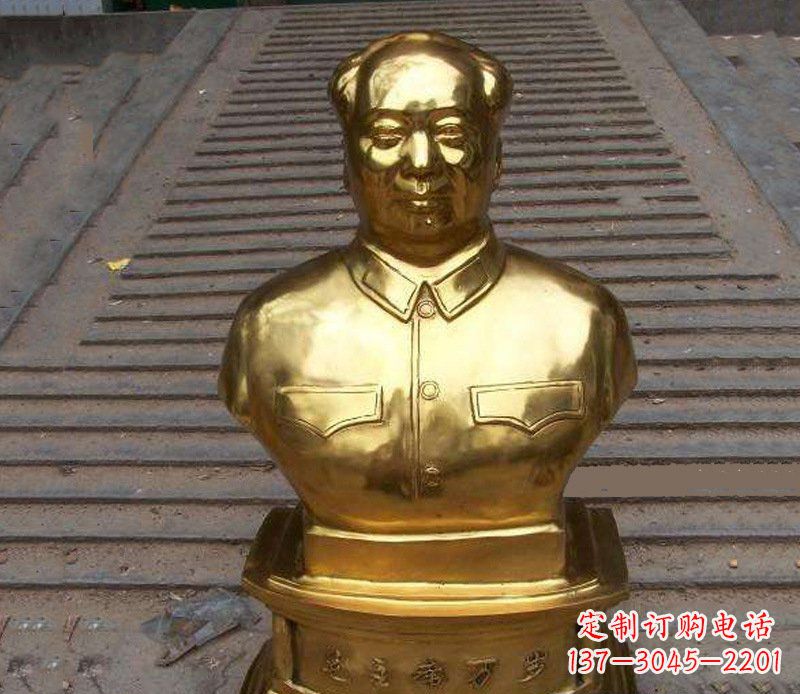 重庆铜雕广场伟人雕塑摆件