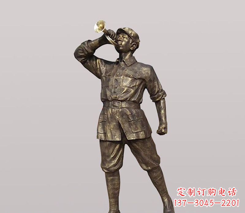 重庆铜雕解放军战士