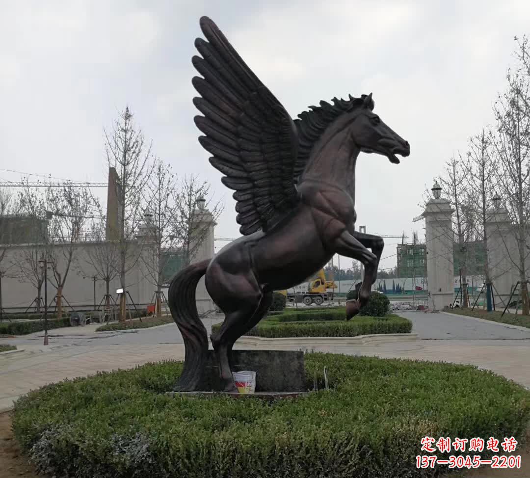 重庆铜雕景观飞马
