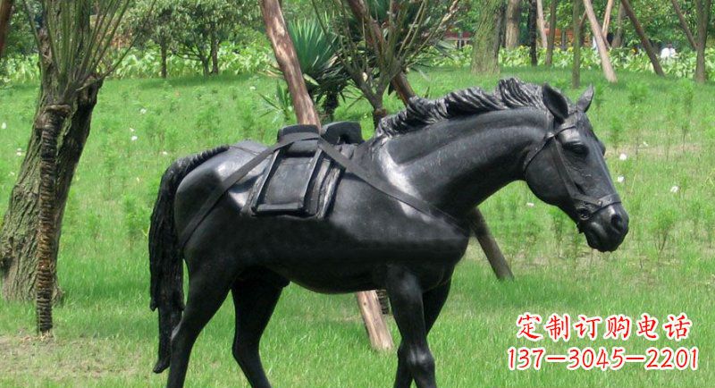 重庆铜雕马公园动物雕塑 (2)