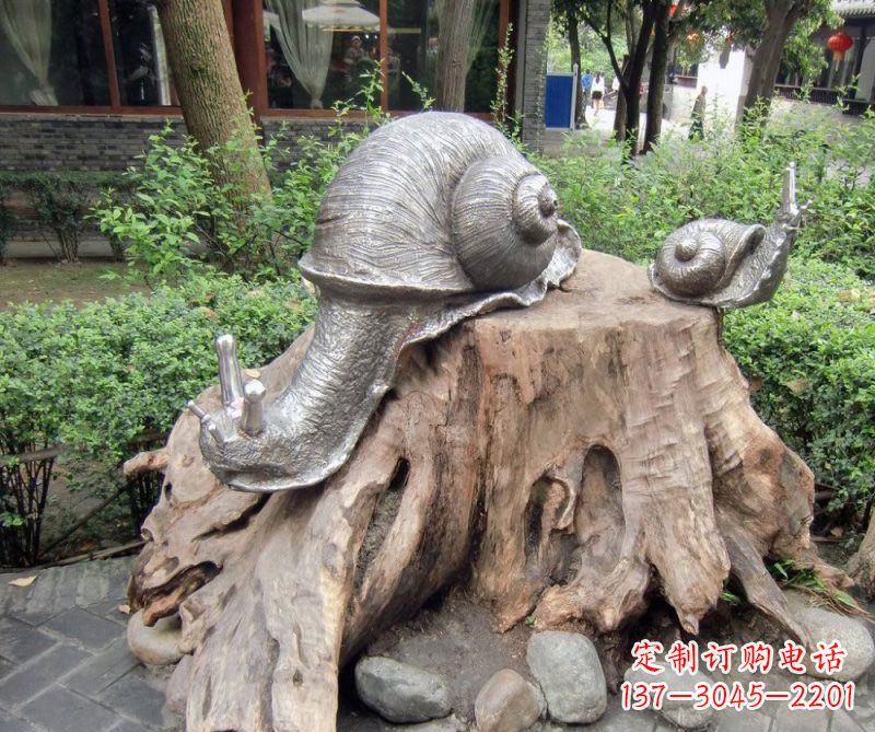 重庆铜雕母子蜗牛