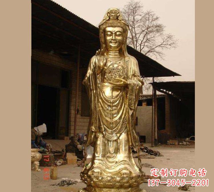 重庆铜雕南海观音