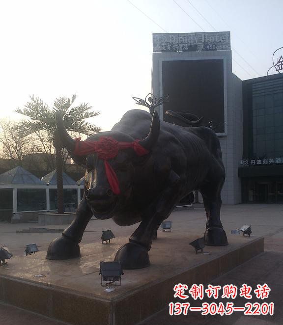 重庆铜雕牛公园动物雕塑
