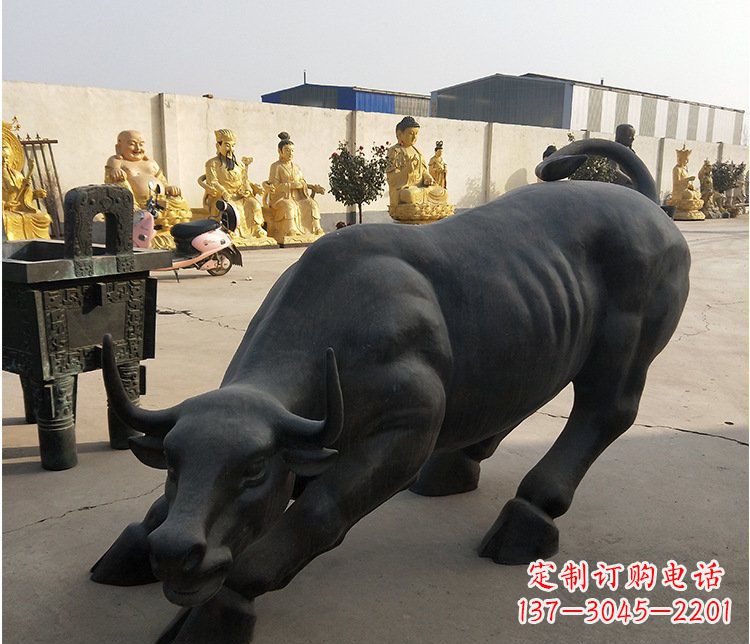 重庆铜雕牛广场动物景观摆件 (6)
