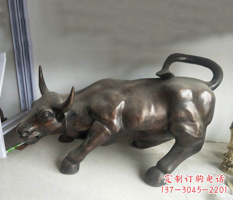 重庆铜雕牛广场动物景观摆件