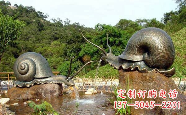 重庆铜雕喷水蜗牛