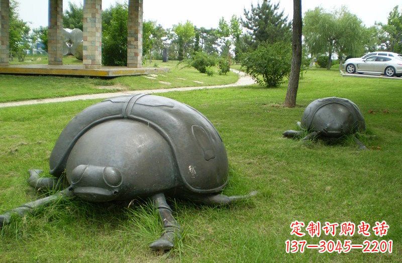 重庆铜雕七星瓢虫公园动物雕塑