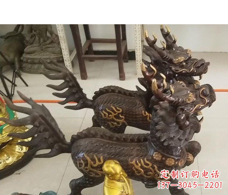重庆铜雕麒麟招财雕塑