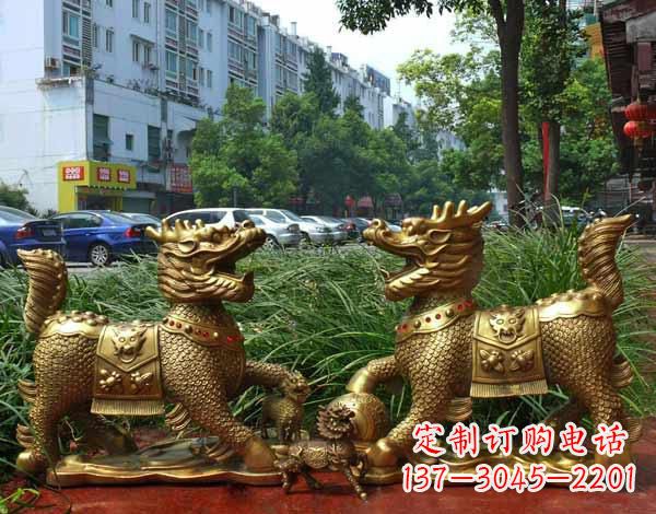 重庆铜雕麒麟神兽